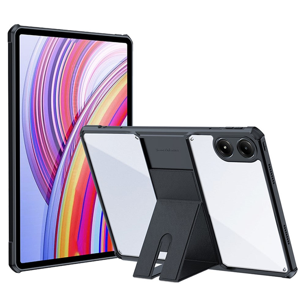XUNDD For Xiaomi Redmi Pad Pro / Redmi Pad Pro 5G / Poco Pad Case TPU + PC Tablet Cover with Leather Kickstand