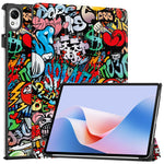 For Huawei MatePad 11.5 S (2024) Case Tri-Fold Stand Pattern Print Leather Tablet Cover with Auto Wake / Sleep