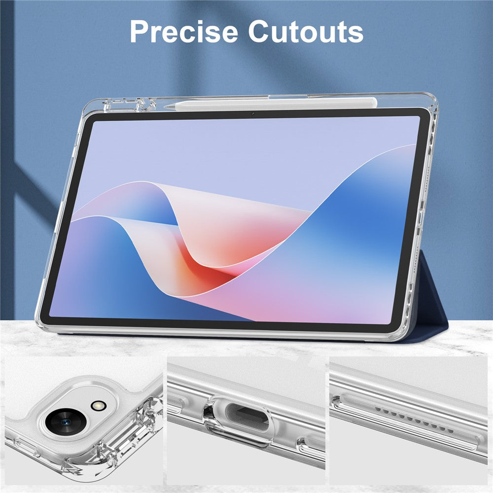 For Huawei MatePad 11.5 S (2025) / MatePad 11.5 S (2024) Case Clear Acrylic Leather Tablet Cover Support Auto Sleep / Wake