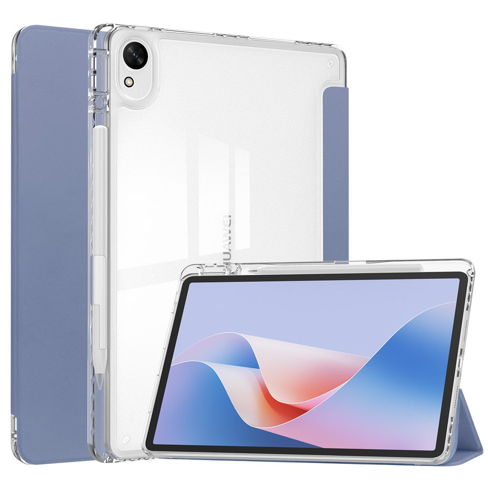 For Huawei MatePad 11.5 S (2025) / MatePad 11.5 S (2024) Case Clear Acrylic Leather Tablet Cover Support Auto Sleep / Wake
