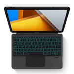 For Xiaomi Poco Pad Leather Case + Bluetooth-compatible Keyboard with Backlight Trackpad