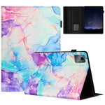 For Lenovo Tab M11 / Xiaoxin Pad 11 2024 Case Marble Leather Protective Tablet Cover Auto Wake Sleep