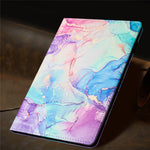 For Lenovo Tab M11 / Xiaoxin Pad 11 2024 Case Marble Leather Protective Tablet Cover Auto Wake Sleep
