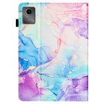 For Lenovo Tab M11 / Xiaoxin Pad 11 2024 Case Marble Leather Protective Tablet Cover Auto Wake Sleep