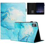 For Lenovo Tab M11 / Xiaoxin Pad 11 2024 Case Marble Leather Protective Tablet Cover Auto Wake Sleep