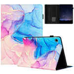 For Lenovo Tab M10 Plus (3rd Gen) Case Auto Wake / Sleep PU Leather Folding Stand Cover Marble Pattern