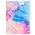For Lenovo Tab M10 Plus (3rd Gen) Case Auto Wake / Sleep PU Leather Folding Stand Cover Marble Pattern