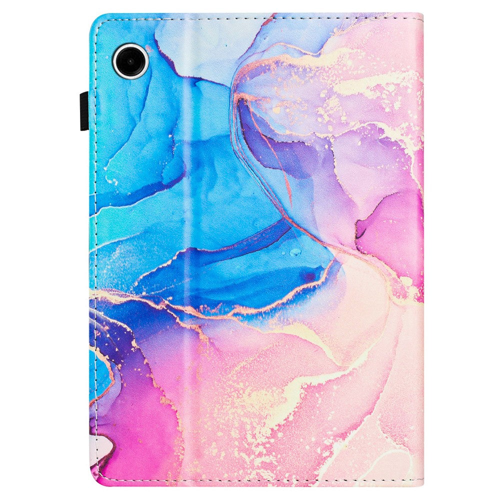 For Lenovo Tab M10 Plus (3rd Gen) Case Auto Wake / Sleep PU Leather Folding Stand Cover Marble Pattern