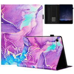 For Lenovo Tab M10 Plus (3rd Gen) Case Auto Wake / Sleep PU Leather Folding Stand Cover Marble Pattern