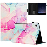 For Lenovo Tab M10 Plus (3rd Gen) Case Auto Wake / Sleep PU Leather Folding Stand Cover Marble Pattern
