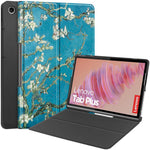 For Lenovo Tab Plus Stand Case Pattern Print Leather Tablet Cover