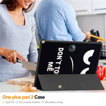 For OnePlus Pad 2 Stand Case Pattern Print Leather Tablet Cover