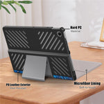 For Lenovo Tab Plus 11.5-inch TB351FU Case Pattern Tablet Leather Cover Hollow Heat Dissipation
