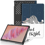 For Lenovo Tab Plus 11.5-inch TB351FU Case Pattern Tablet Leather Cover Hollow Heat Dissipation