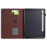 Til Samsung Galaxy Tab S9 FE / S9 Cover PU-læder tablet cover Auto Wake/Sleep