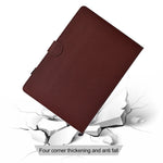 For Lenovo Tab P12 Leather Case Carbon Fiber Texture Tablet Cover Stand View