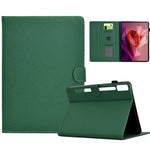 For Lenovo Tab P12 Leather Case Carbon Fiber Texture Tablet Cover Stand View