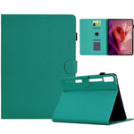 For Lenovo Tab P12 Leather Case Carbon Fiber Texture Tablet Cover Stand View