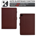 For Lenovo Tab M10 (Gen 3) Case PU Leather Protective Tablet Cover with Card Slots