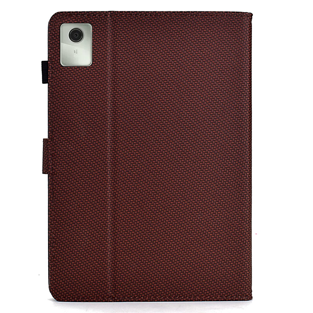 For Lenovo Tab M11 / Xiaoxin Pad 11 2024 Case Carbon Fiber Texture Leather Tablet Cover