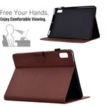 For Lenovo Tab M9 TB-310FU Case Card Slots Leather Tablet Cover with Stand View