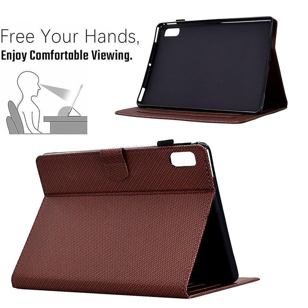 For Lenovo Tab M9 TB-310FU Case Card Slots Leather Tablet Cover with Stand View