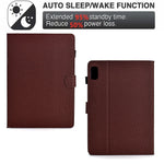For Lenovo Tab M9 TB-310FU Case Card Slots Leather Tablet Cover with Stand View