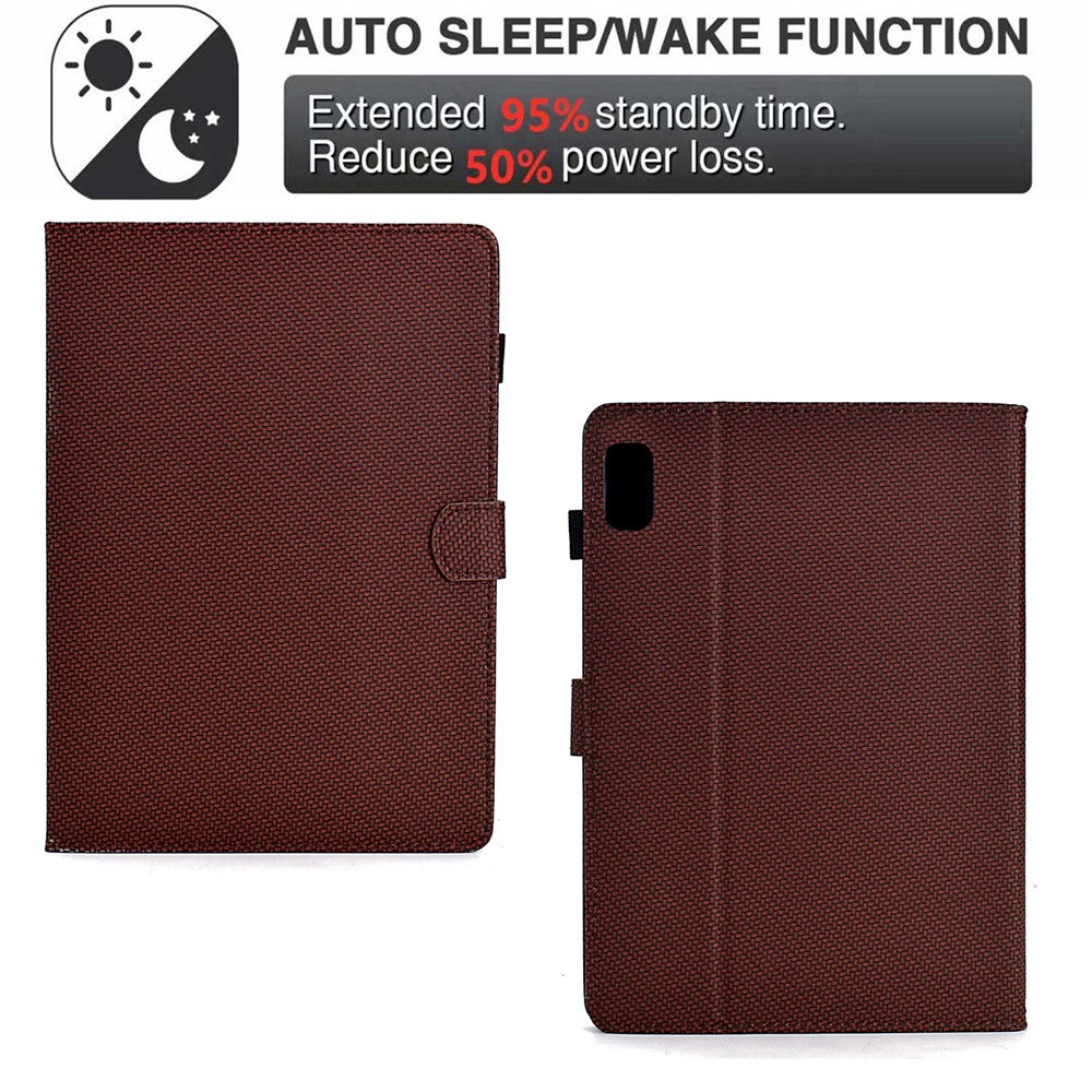 For Lenovo Tab M9 TB-310FU Case Card Slots Leather Tablet Cover with Stand View