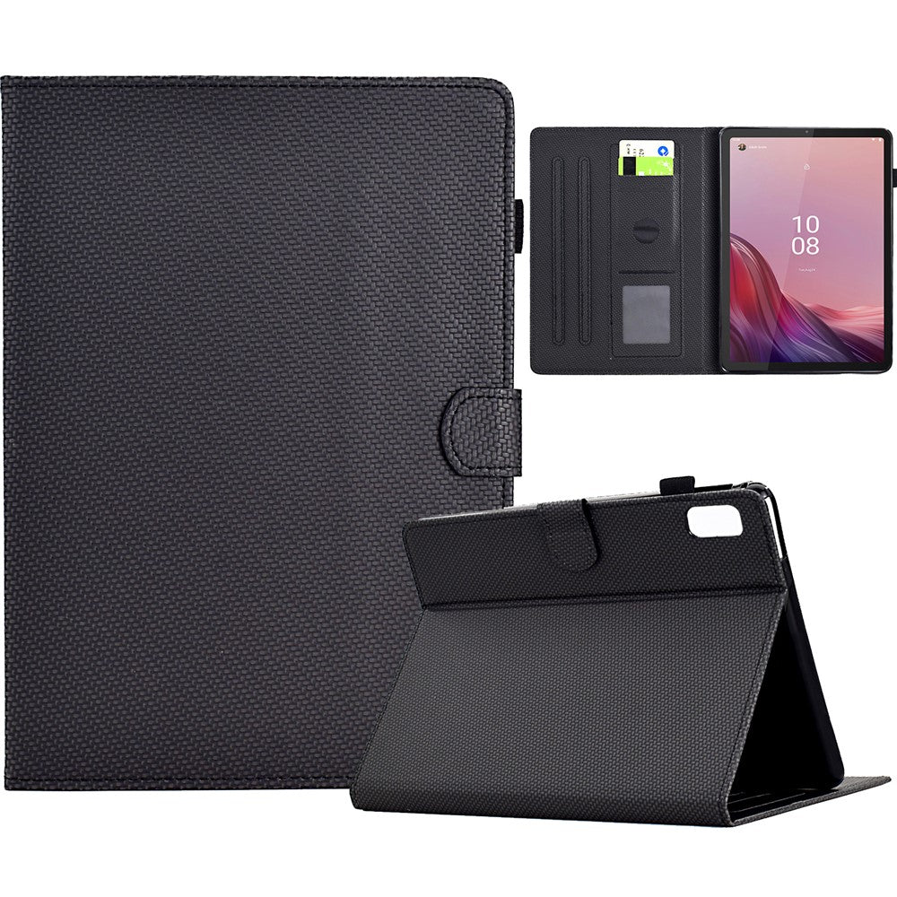 For Lenovo Tab M9 TB-310FU Case Card Slots Leather Tablet Cover with Stand View