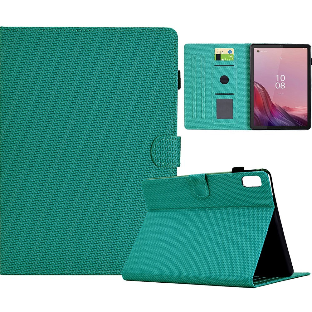 For Lenovo Tab M9 TB-310FU Case Card Slots Leather Tablet Cover with Stand View