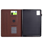 For Xiaomi Redmi Pad SE Case Carbon Fiber Texture PU Leather Cover Stand View