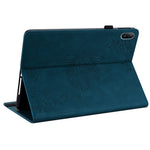 For Huawei MatePad SE 11 Case Imprinted Butterfly Flower PU Leather Flip Card Slots Tablet Cover