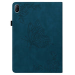 For Huawei MatePad SE 11 Case Imprinted Butterfly Flower PU Leather Flip Card Slots Tablet Cover