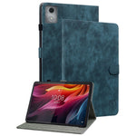For Lenovo Tab K11 Plus Cases Anti-Slip Tiger Imprint PU Leather Tablet Cover
