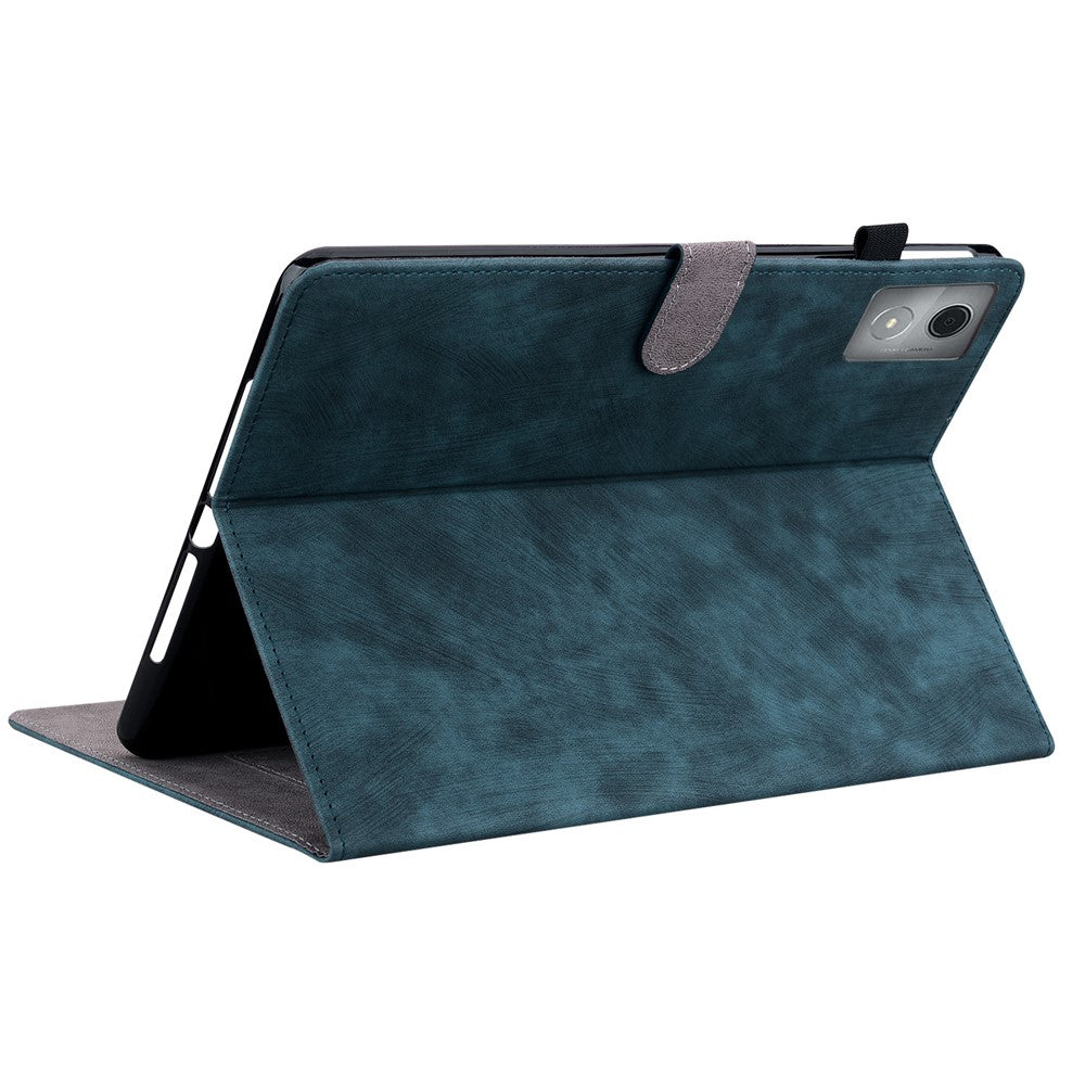 For Lenovo Tab K11 Plus Cases Anti-Slip Tiger Imprint PU Leather Tablet Cover