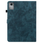 For Lenovo Tab K11 Plus Cases Anti-Slip Tiger Imprint PU Leather Tablet Cover