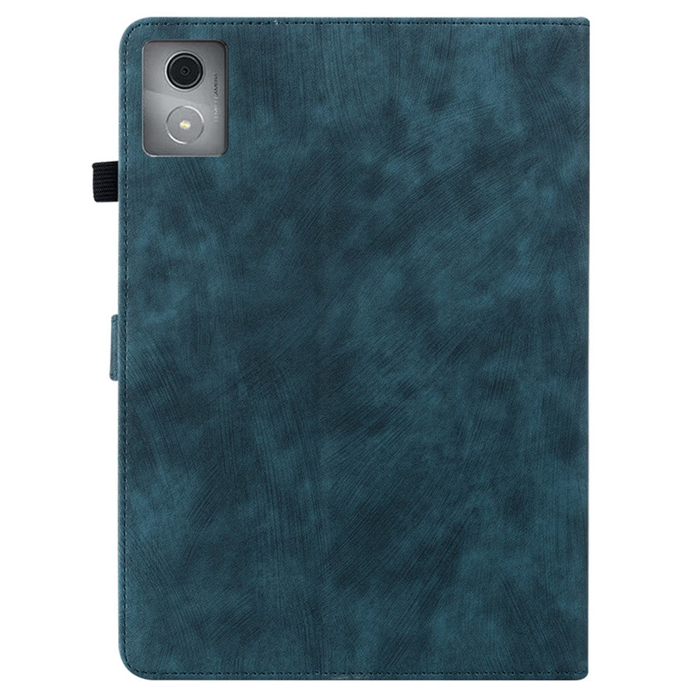 For Lenovo Tab K11 Plus Cases Anti-Slip Tiger Imprint PU Leather Tablet Cover
