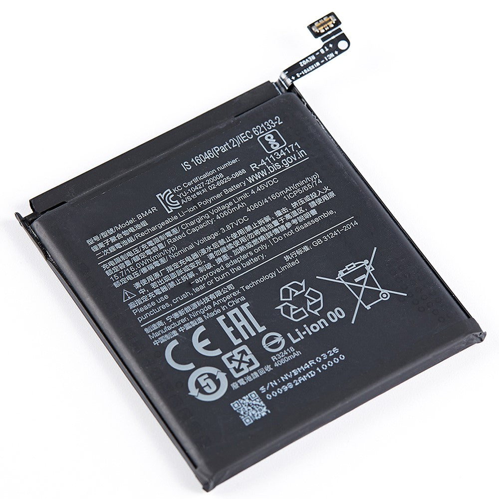 For Xiaomi Mi 10 Lite 5G/Mi 10 Lite Zoom 5G 3.87V 4060mAh Rechargeable Li-ion Polymer Battery Assembly (Encode: BM4R) (without Logo)