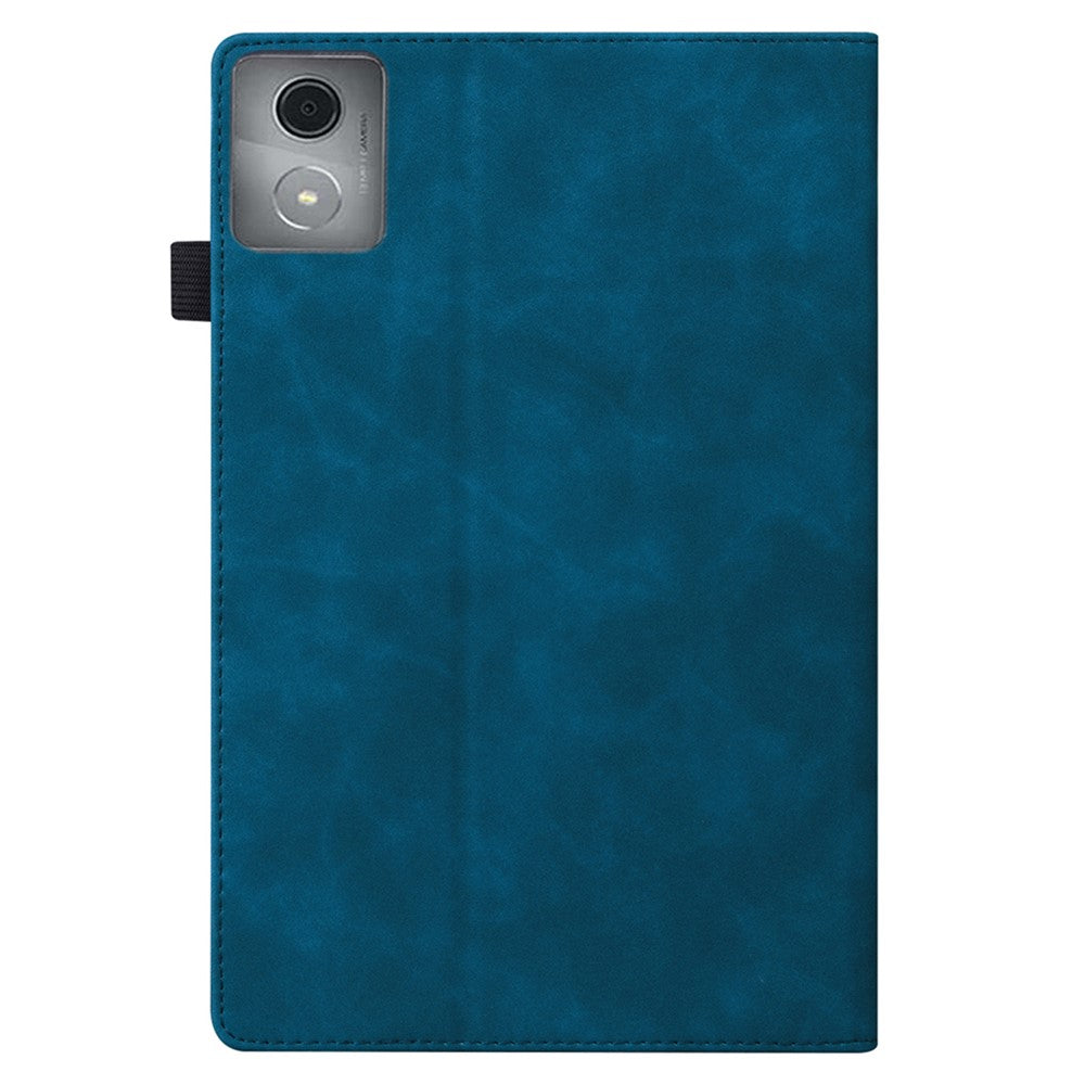 For Lenovo Tab M11 Plus / Tab K11 Plus Case PU Leather Tablet Cover Card Holder Multi-Angle Stand