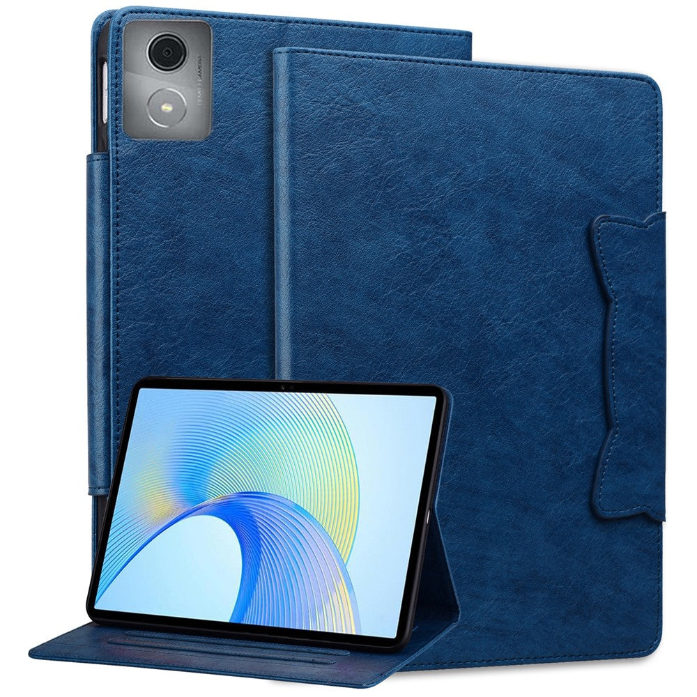For Lenovo Tab M11 Plus / Tab K11 Plus Case Stand PU Leather Tablet Cover Cat Buckle Closure