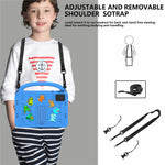 For Lenovo Tab M11 Kickstand Case Cartoon Design Anti-Drop EVA+PC Tablet Cover with Strap for Kids