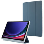 For Samsung Galaxy Tab S9 / S10 Lite / S10 FE / S9 FE Case Tri-Fold Stand Smart Auto / Wake Leather Tablet Cover Carbon Fiber Texture