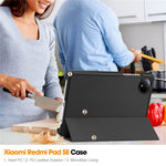 For Xiaomi Redmi Pad SE 4G 8.7 inch Case Anti-Scratch Leather Stand Tablet Cover