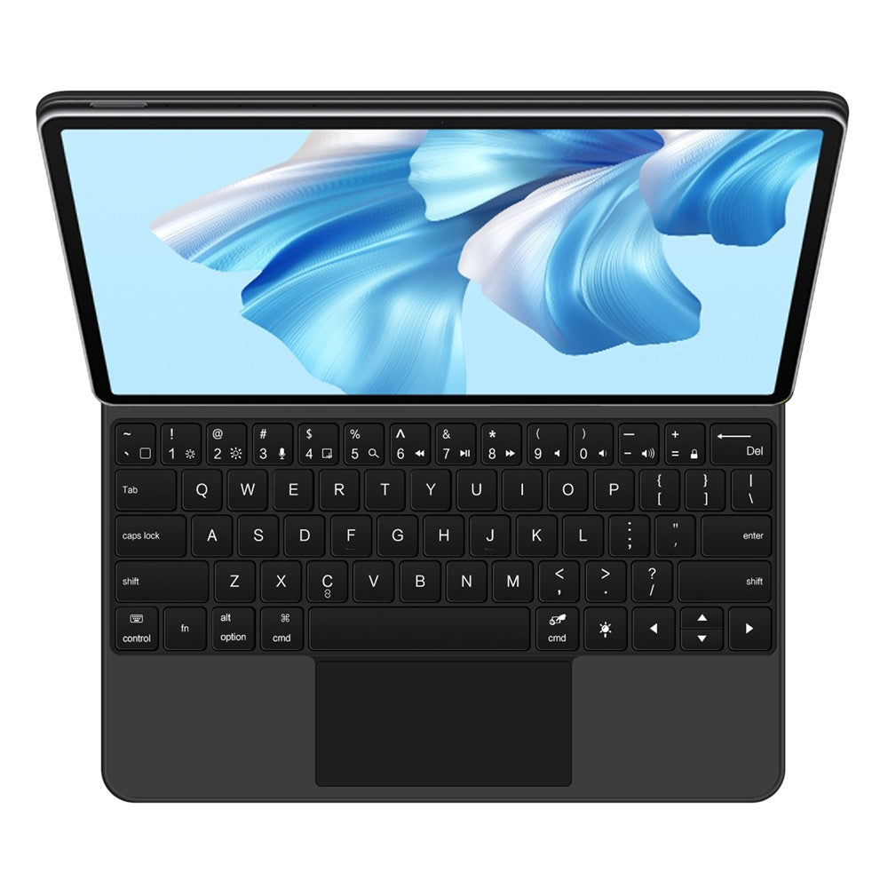 Huawei MateBook E Go Magnetiskt Flytande Bluetooth-kompatibelt Tangentbord + Läderfodral till Surfplatta (Engelska)