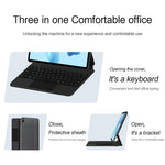 Huawei MateBook E Go Magnetiskt Flytande Bluetooth-kompatibelt Tangentbord + Läderfodral till Surfplatta (Engelska)