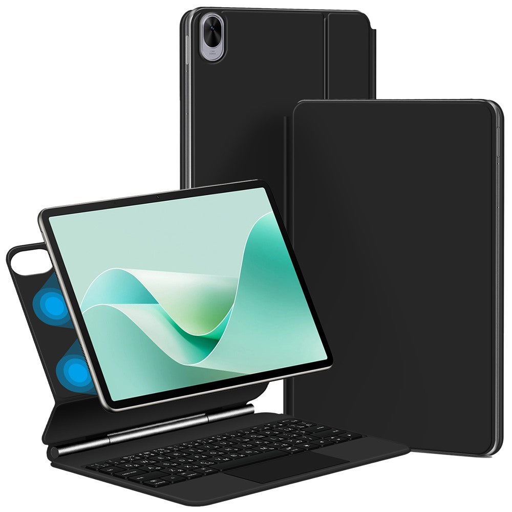 For Huawei MatePad 11.5 S (2026) / (2025) / (2024) Magnetic Bluetooth-compatible Keyboard (Russian) + Adjustable Stand Leather Tablet Case