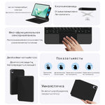 For Huawei MatePad 11.5 S (2026) / (2025) / (2024) Magnetic Bluetooth-compatible Keyboard (Russian) + Adjustable Stand Leather Tablet Case
