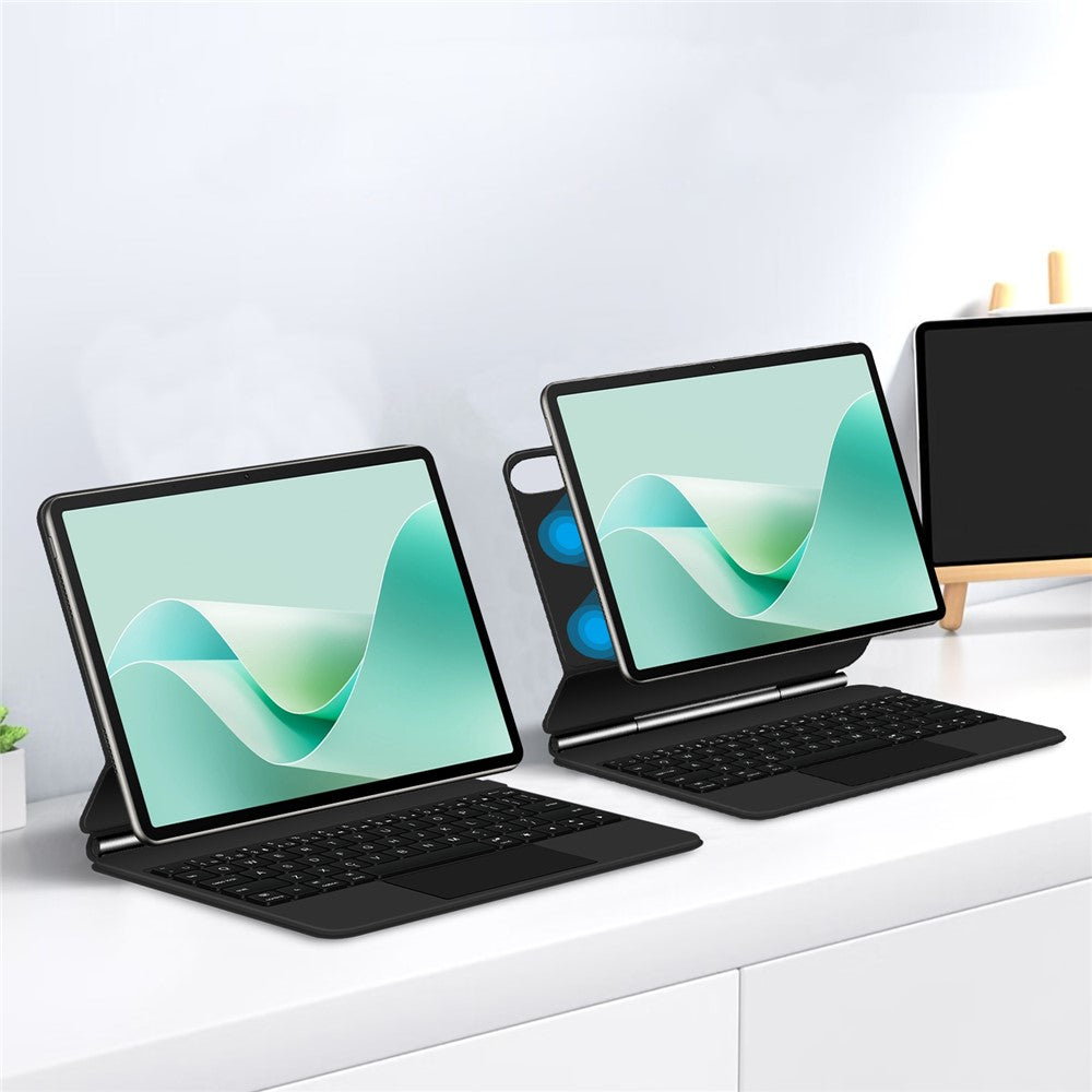 For Huawei MatePad 11.5 S (2026) / (2025) / (2024) Magnetic Floating Bluetooth-compatible Keyboard + Leather Tablet Case (English)
