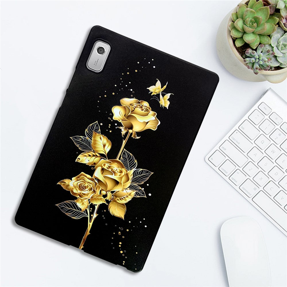 For Lenovo Tab M9 TB-310FU TPU Case Pattern Printing Slim Tablet Protective Cover