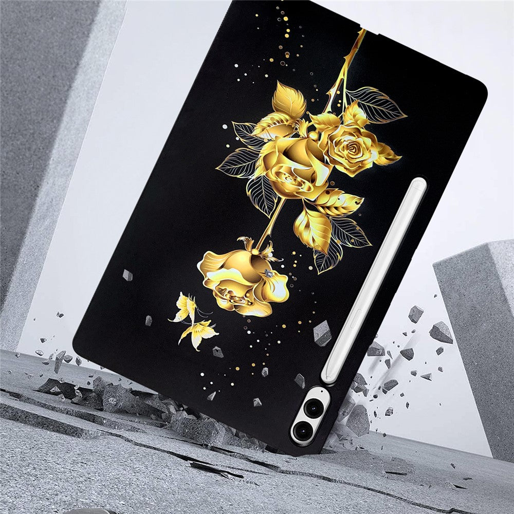 For Samsung Galaxy Tab S9 FE+ / Tab S10+ / S9+ TPU Case Pattern Printing Slim Tablet Protective Cover